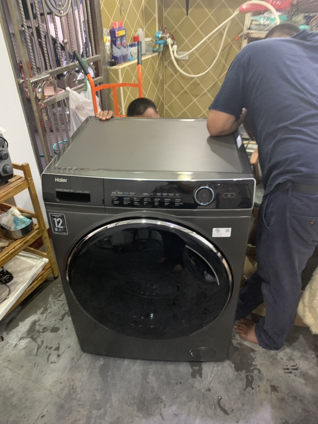 Installing Haier front-load washer